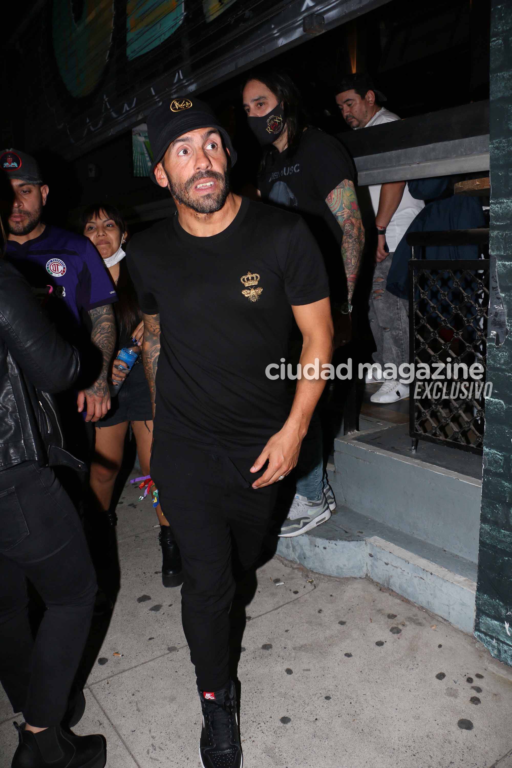 Gianinna Maradona estuvo en el recital de Daniel Osvaldo. Foto: Movilpress