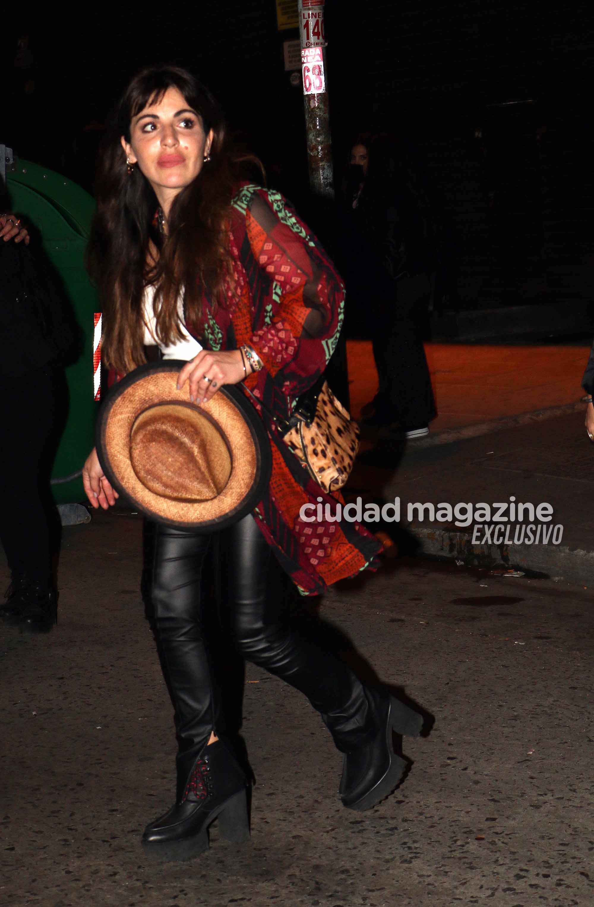Gianinna Maradona estuvo en el recital de Daniel Osvaldo. Foto: Movilpress