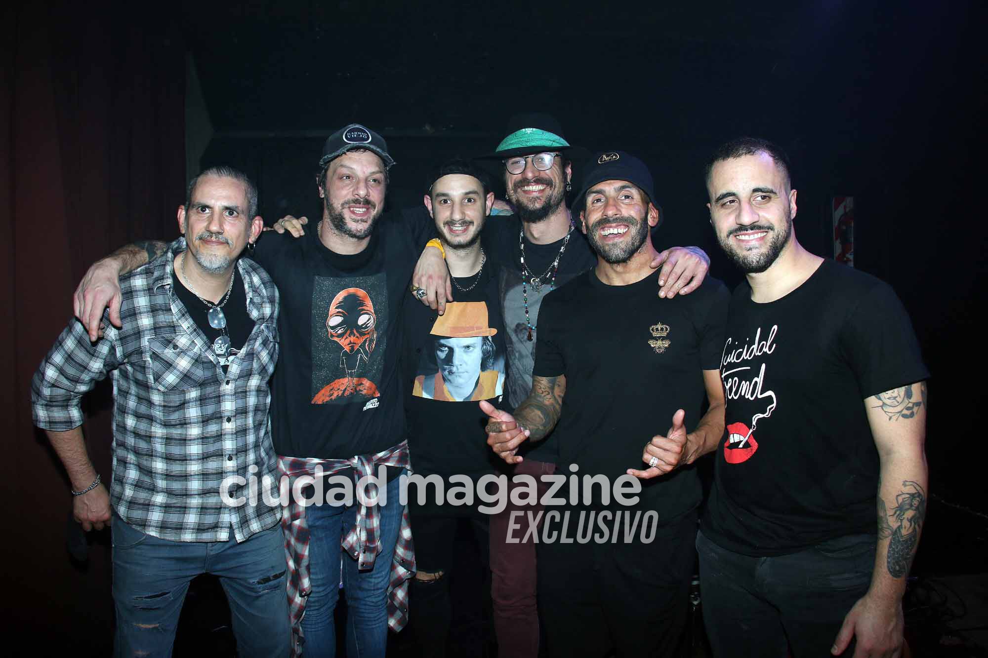 Gianinna Maradona estuvo en el recital de Daniel Osvaldo. Foto: Movilpress