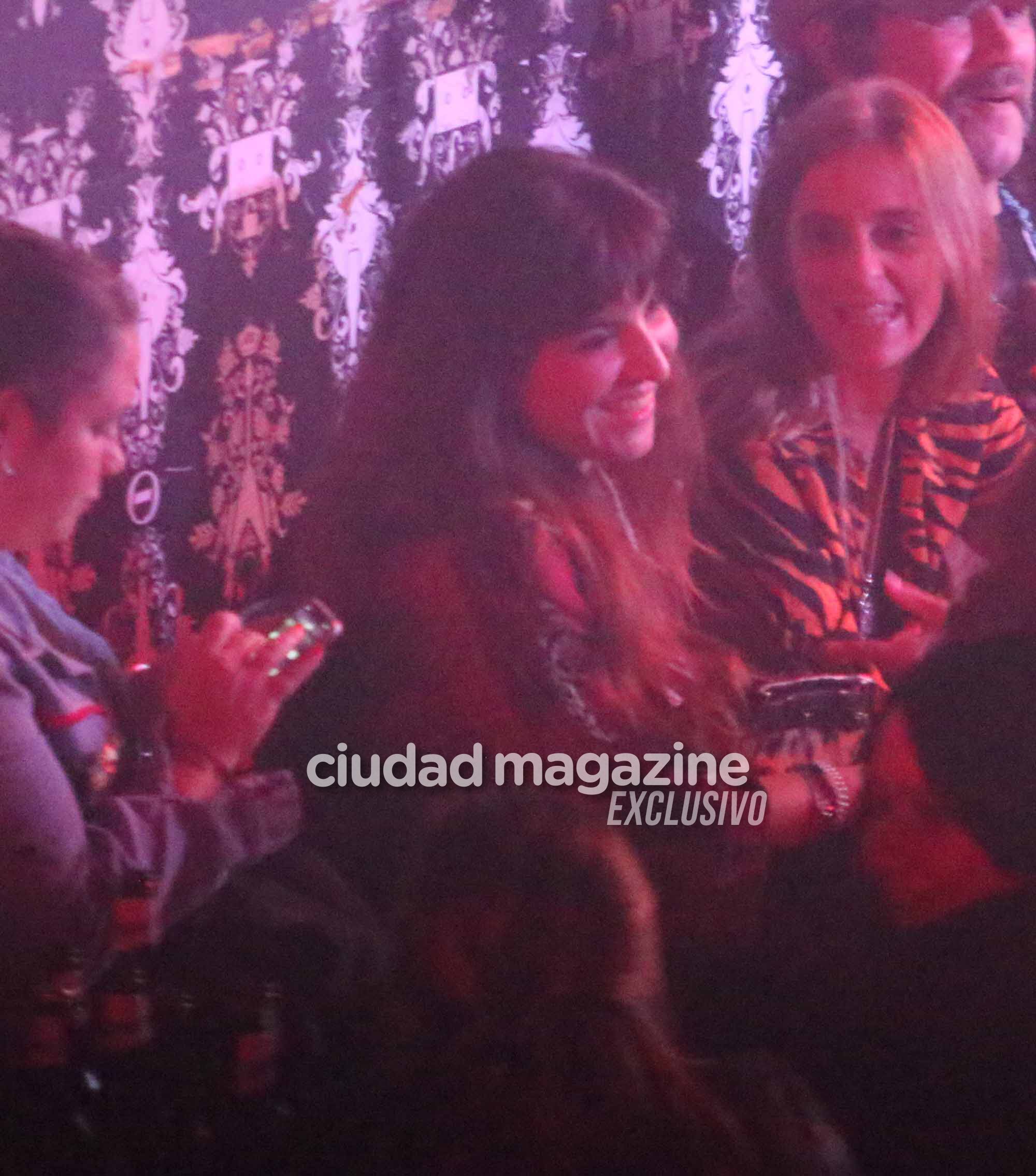 Gianinna Maradona estuvo en el recital de Daniel Osvaldo. Foto: Movilpress