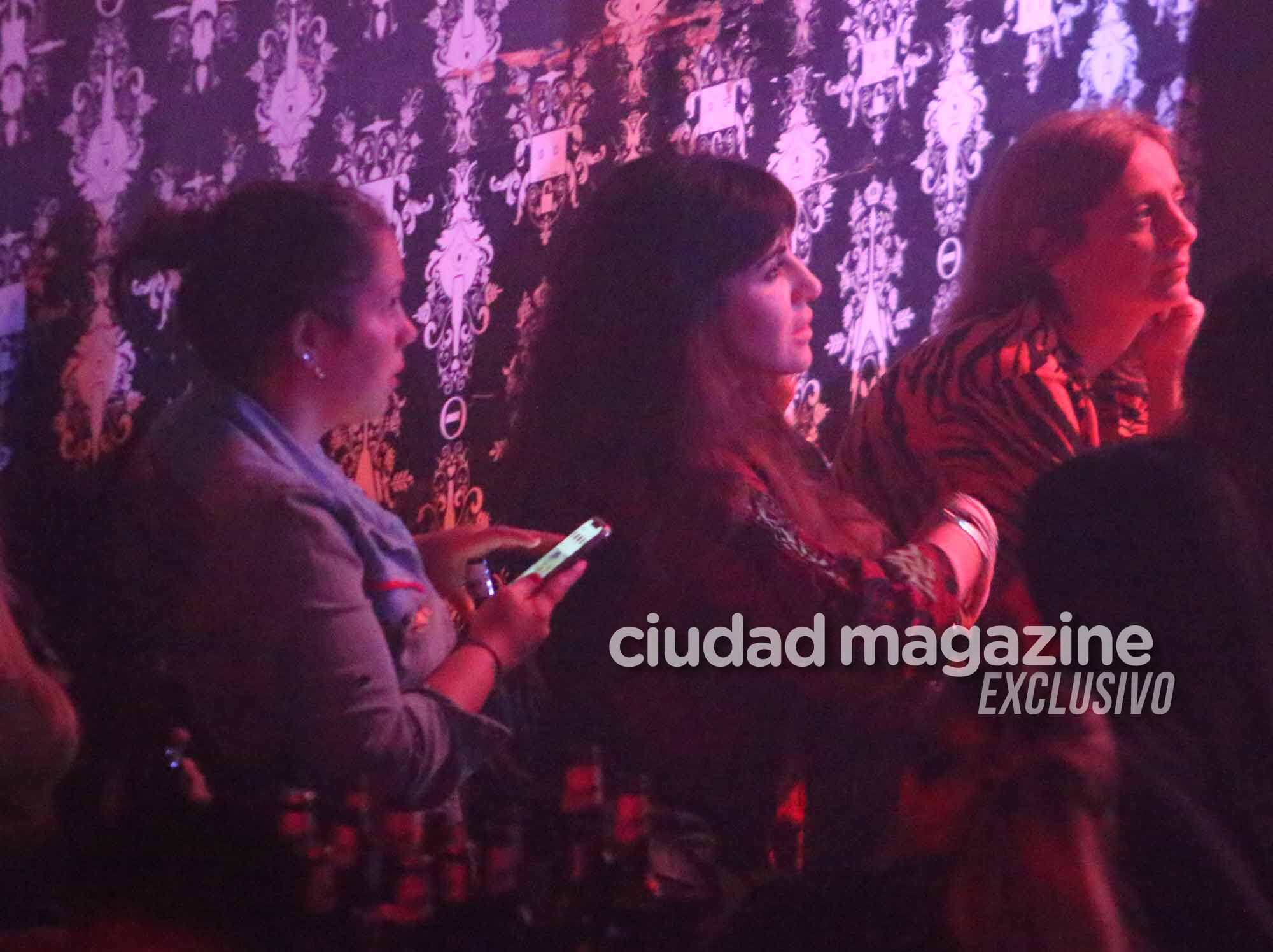 Gianinna Maradona estuvo en el recital de Daniel Osvaldo. Foto: Movilpress