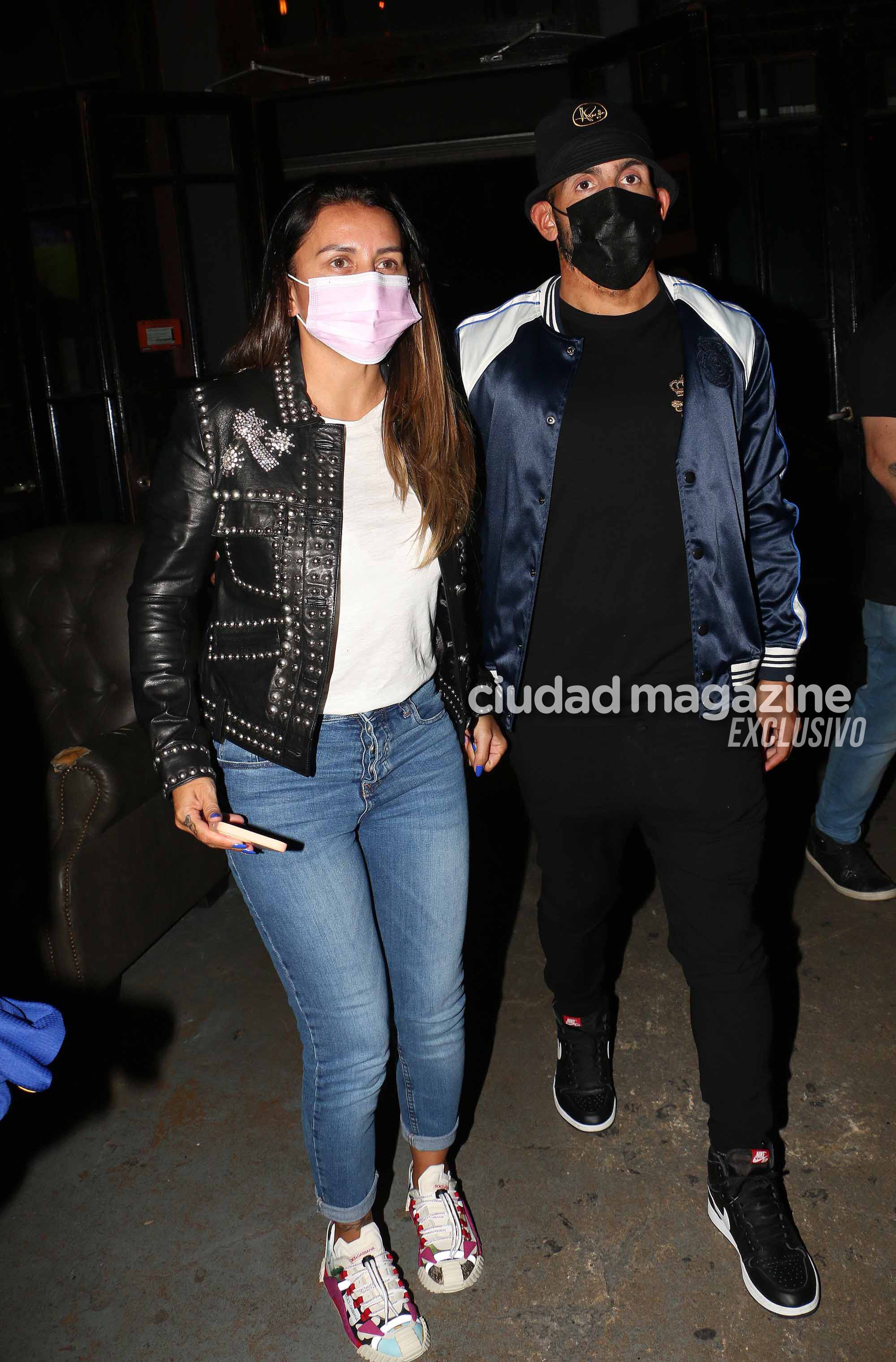 Gianinna Maradona estuvo en el recital de Daniel Osvaldo. Foto: Movilpress