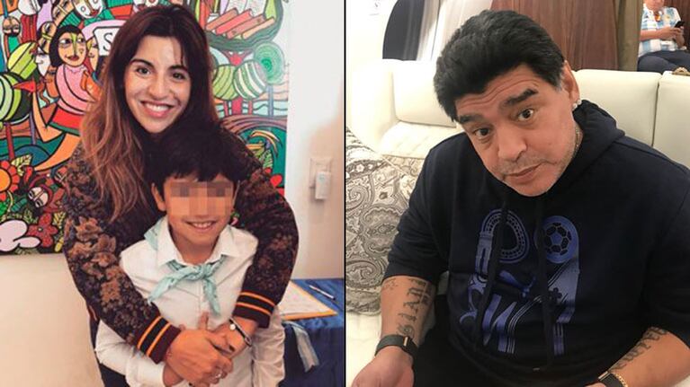 Gianinna Maradona ¿le prohibió a Diego ver a su hijo?: Si pretendía que esté en el palco con Morla, jamás
