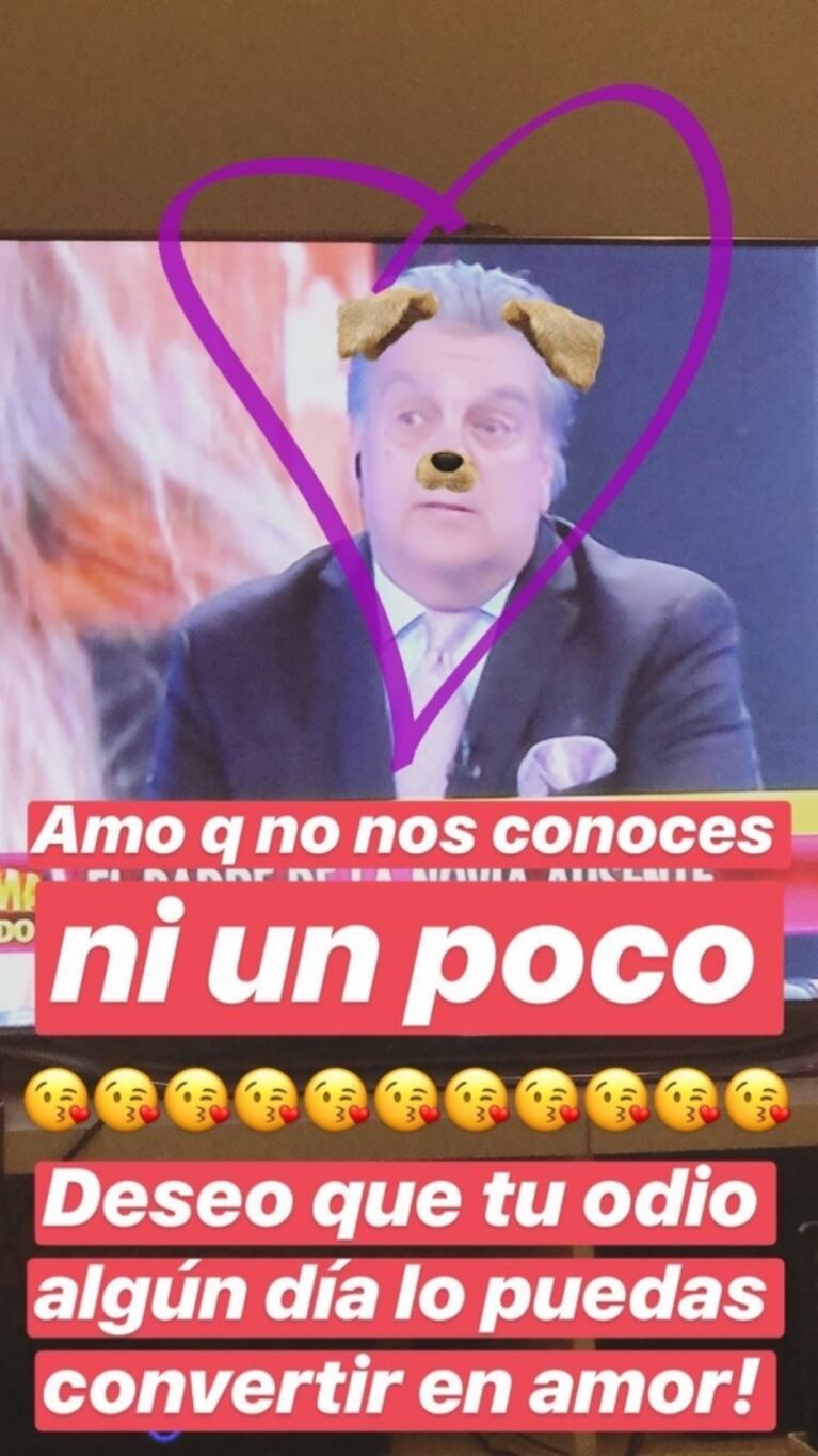 Gianinna Maradona, picantísimo mensaje para Ventura: "Deseo que tu odio algún día lo puedas convertir en amor"