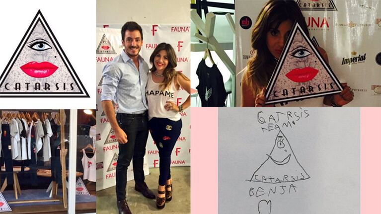 Gianinna Maradona presentó su marca de ropa: mirá sus diseños y el tierno mensaje de Lucho Strassera