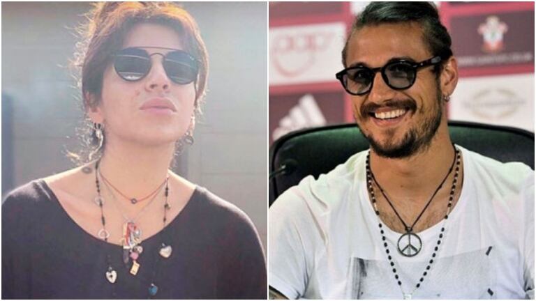 Gianinna Maradona reveló cómo se iba a llamar si nacía varón ¡y Daniel Osvaldo le respondió con un sugerente emoji! (Fotos: Web)