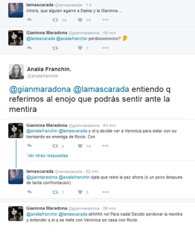 Gianinna Maradona, tras el reencuentro del Diez con Diego Junior: "Simplemente, los aplaudo de pie"