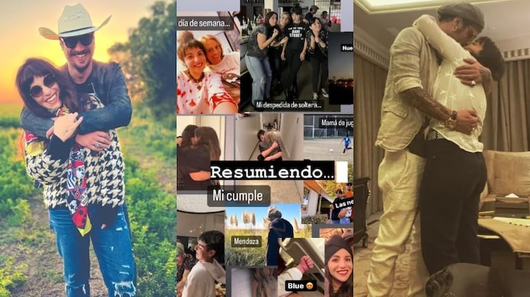 Gianinna Maradona volvió a Instagram y sorprendió con un posteo sobre Daniel Osvaldo (Fotos: Instagram e Instagram Stories)