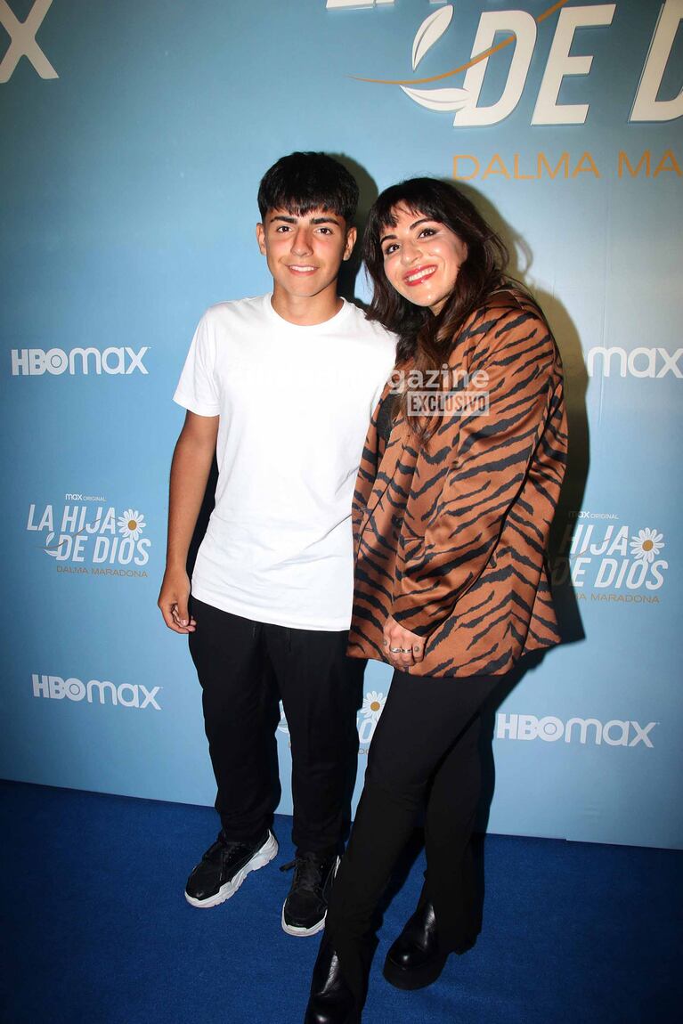 Gianinna Maradona y Benjamín Aguero (Foto: Movilpress).