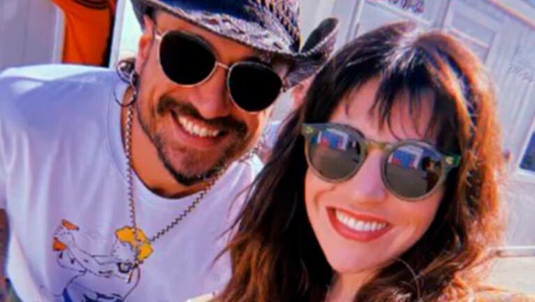 Gianinna Maradona y Daniel Osvaldo protagonizaron un romántico ida y vuelta en las redes.