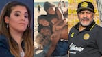 Gianinna Maradona y Diego Maradona
