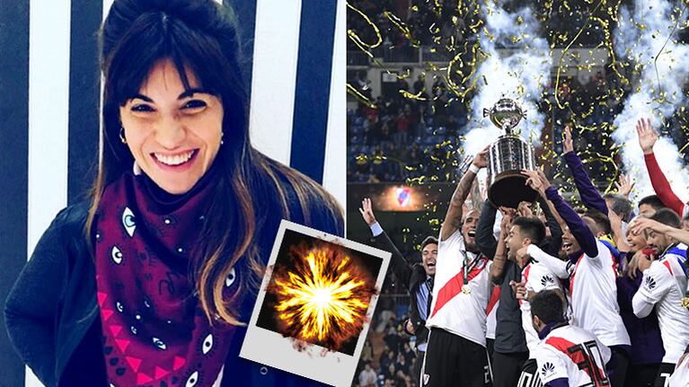 Gianinna Maradona y su divertida respuesta ¡con foto hot incluida! a las burlas de los hinchas de River