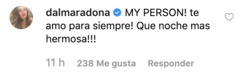 Gianinna Maradona y un posteo súper profundo para Dalma: "Menos mal que te tengo en mi vida" 