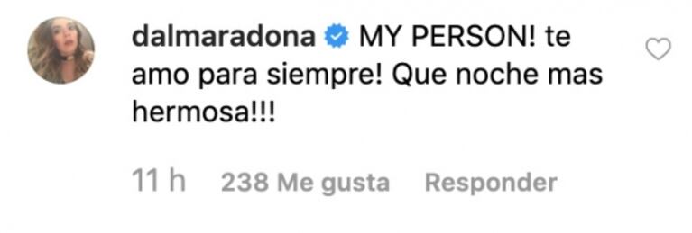 Gianinna Maradona y un posteo súper profundo para Dalma: "Menos mal que te tengo en mi vida"