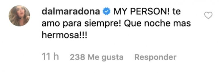 Gianinna Maradona y un posteo súper profundo para Dalma: "Menos mal que te tengo en mi vida" 