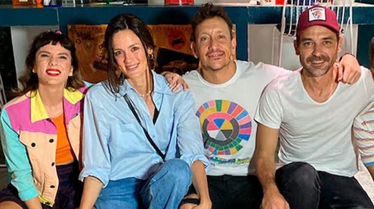 Gime Accardi, Paula Chaves, Nico Vázquez y Pedro Alfonso
