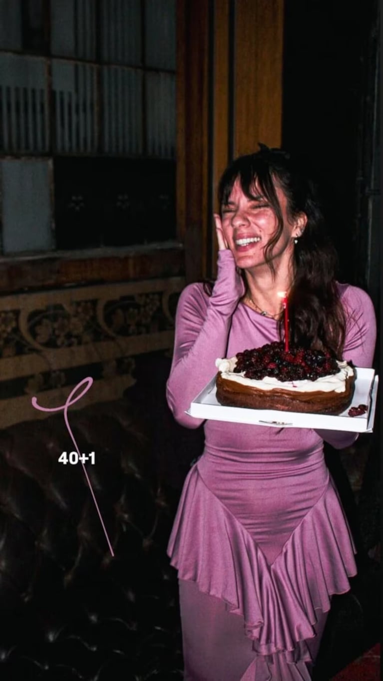 Gimena Accardi celebró sus 41 años con un look de inspiración romántica y un festejo íntimo en Buenos Aires. Crédito: Instagram