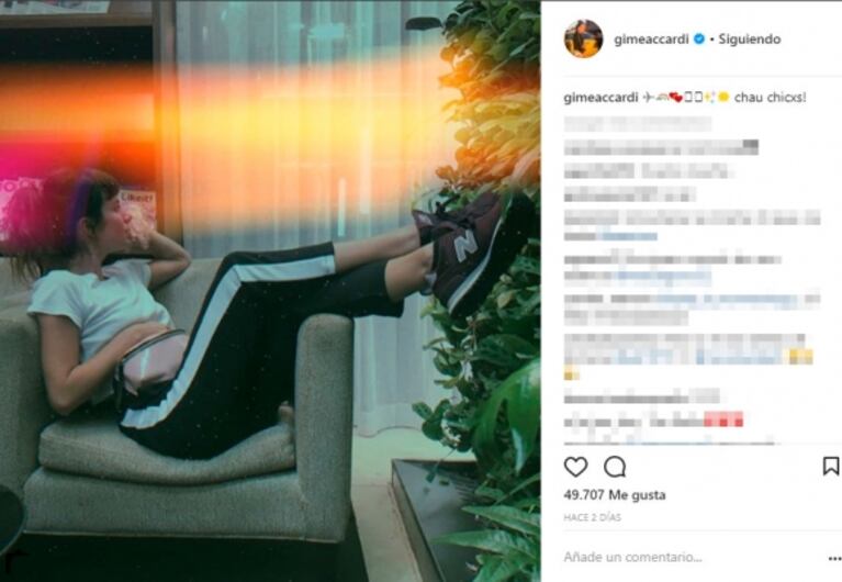 Gimena Accardi desmintió rumor de embarazo con un divertido tweet: "Es vino, pancakes y mucha comida"