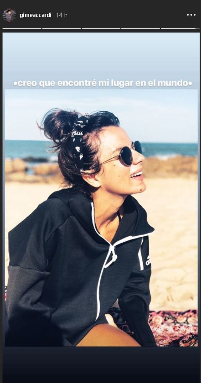 Gimena Accardi, diosa a cara lavada y fuerte reflexión: "Seamos todos más reales, auténticos y amorosos"