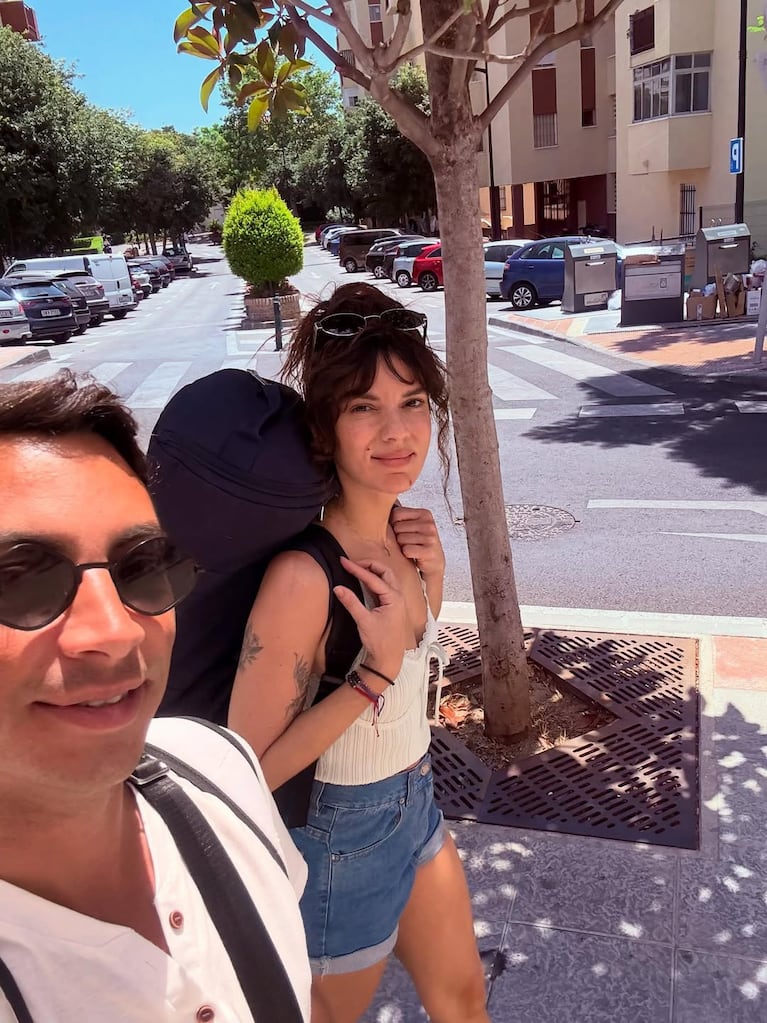 Gimena Accardi en España con amigos. (Foto: @gimeaccardi)