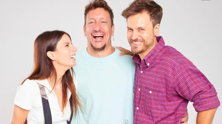 Gimena Accardi, Nico Vázquez y Andrés Gil