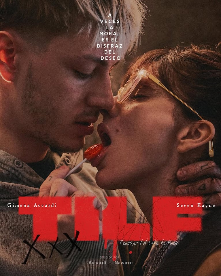 Gimena Accardi y Seven Kayne protagonizan el drama erótico Tilf. (Foto: @gimeaccardi)