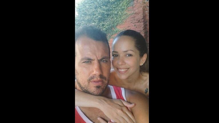 Gimena Vascón, pareja del Ogro y madre de su hijo Santino. (Foto: Twitter)