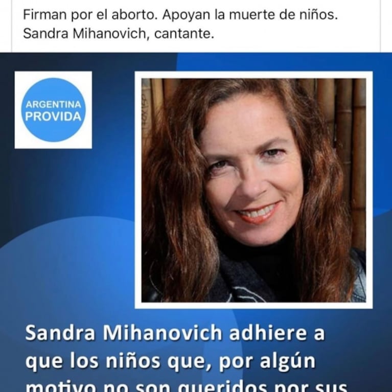 Gisela Barreto arremetió contra los famosos que apoyan el aborto legal: "Qué triste que estén a favor del asesinato de bebés"