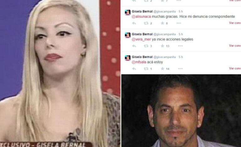 Gisela Bernal reapareció en Twitter (Foto: Captura y Web)