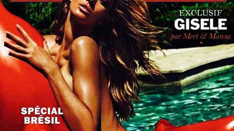 Gisele Bündchen, súper hot para la revista Lui. (Foto: Instagram Mertalas)