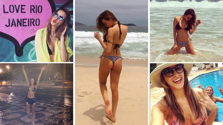Giuliana Maglietti, diosa argentina en las playas de Brasil. (Foto: Instagram.com/giulimaglietti/)