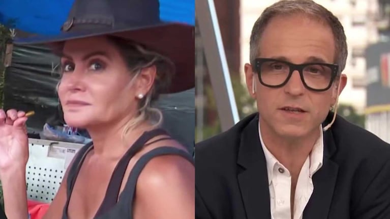 Giuliana Salguero y Federico Wiemeyer (Fotos: capturas TN)