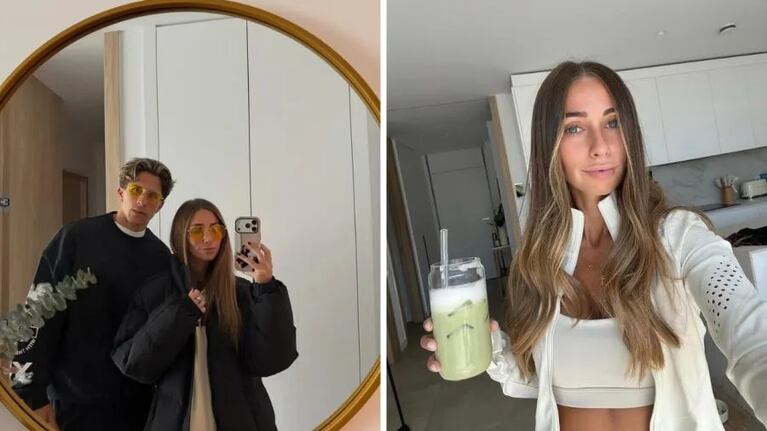 Giuliano Simeone e Irene Ariza mostraron rincones de su casa en Madrid a través de sus redes sociales