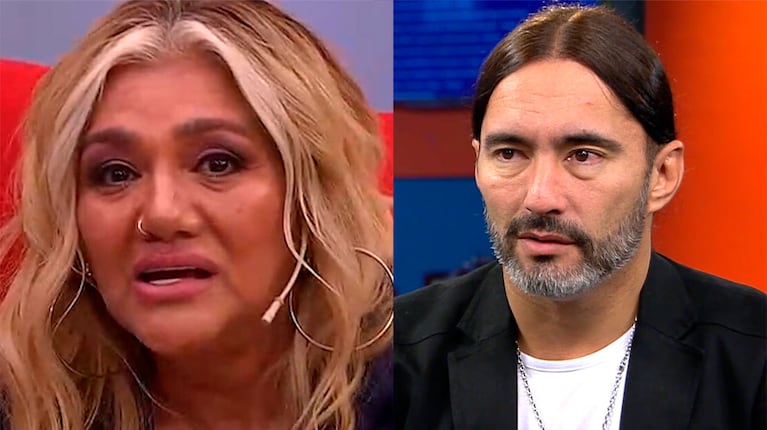 Gladys la Bomba Tucumana y Daniel Agostini (Fotos: capturas de eltrece e Infobae).