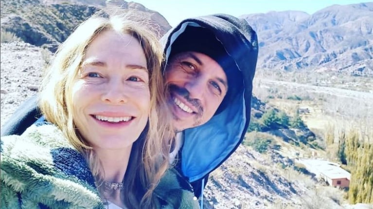Gloria Carrá junto a Nacho Levy cuando eran pareja.  Foto: Instagram