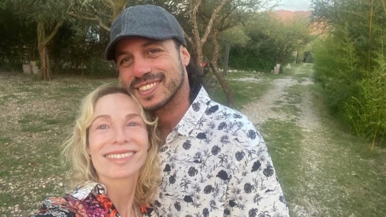 Gloria Carrá junto a su ex pareja, Nacho Levy. Foto: Instagram @gloria_carra