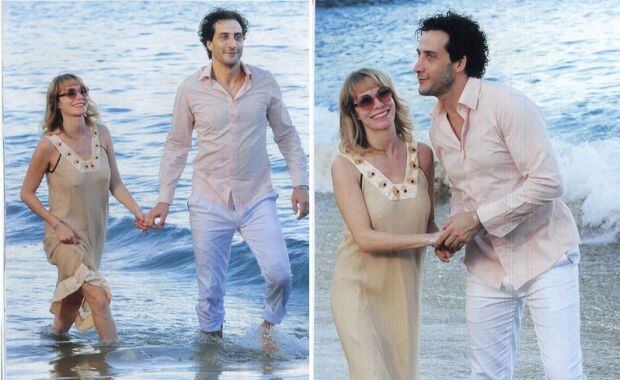 Gloria Carrá y Luciano Cáceres a cinco años de iniciado el amor. (Foto: Revista Caras)