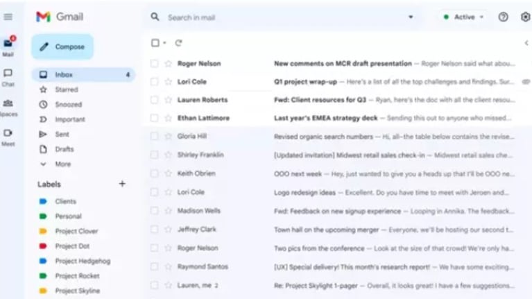 Gmail hace oficial la nueva interfaz de usuario