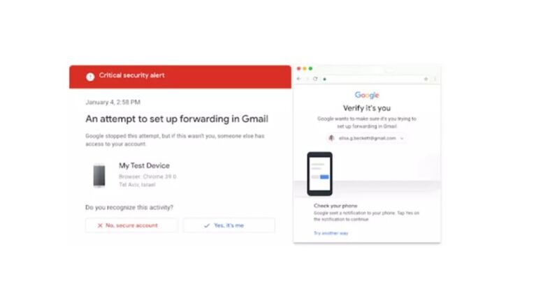 Gmail podrá verificar la identidad del usuario cuando realice acciones sensibles en su cuenta