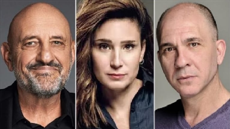 Goity, Bertuccelli y Grandinetti, tres figuras con diferentes perfiles de la escena nacional.