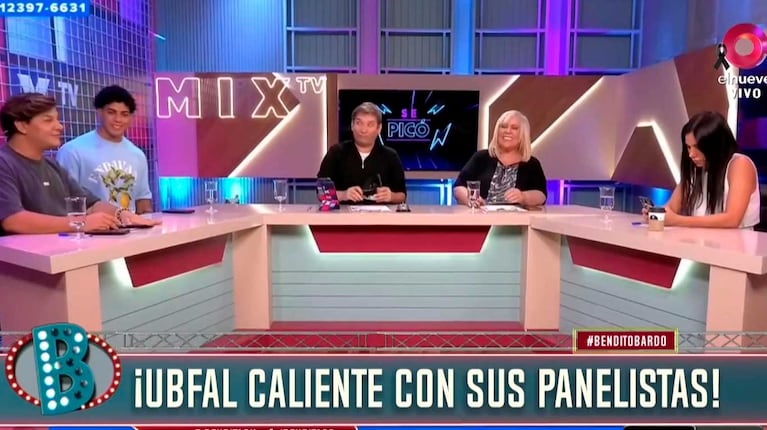 Gómez Rinaldi estalló contra los panelistas de Ubfal (Foto: captura Bendita / El Nueve)