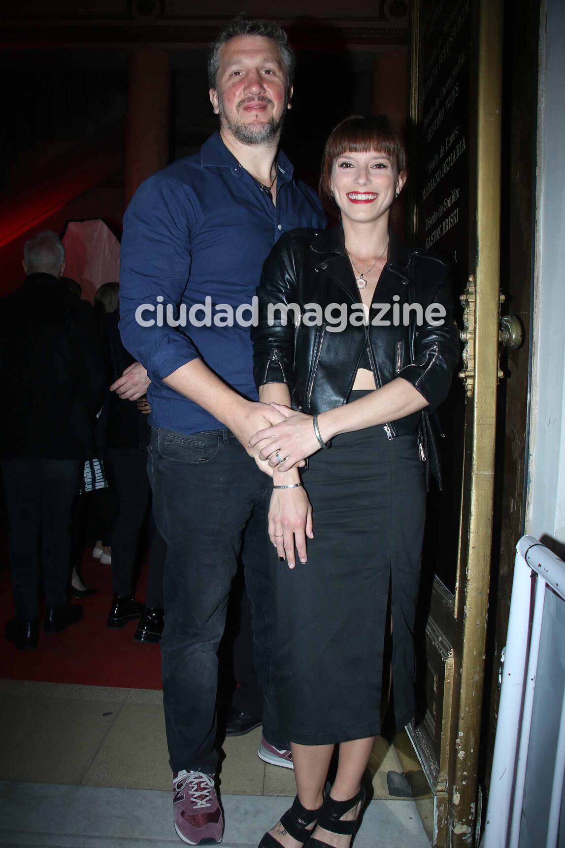 Gonzalo Díaz Servidio y Manuela Pal en la gala de prensa de Cabaret. (Foto: Movilpress)