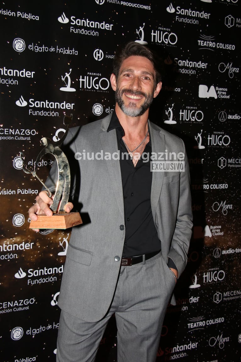 Gonzalo Gerber en los Premios Hugo (Foto: Movilpress).