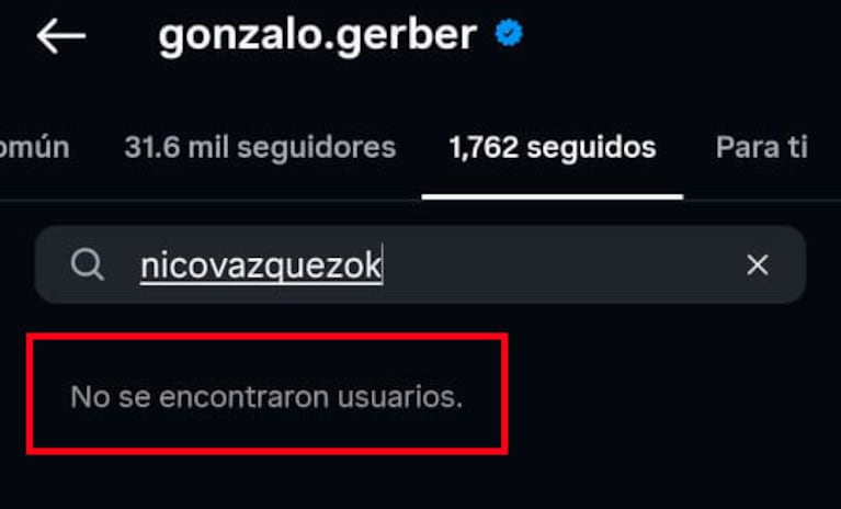 Gonzalo Gerber se hartó de Nico Vázquez y Dai Fernández (Instagram)