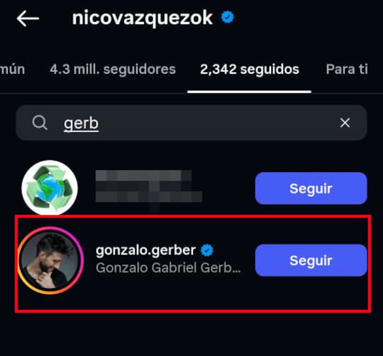 Gonzalo Gerber se hartó de Nico Vázquez y Dai Fernández (Instagram)