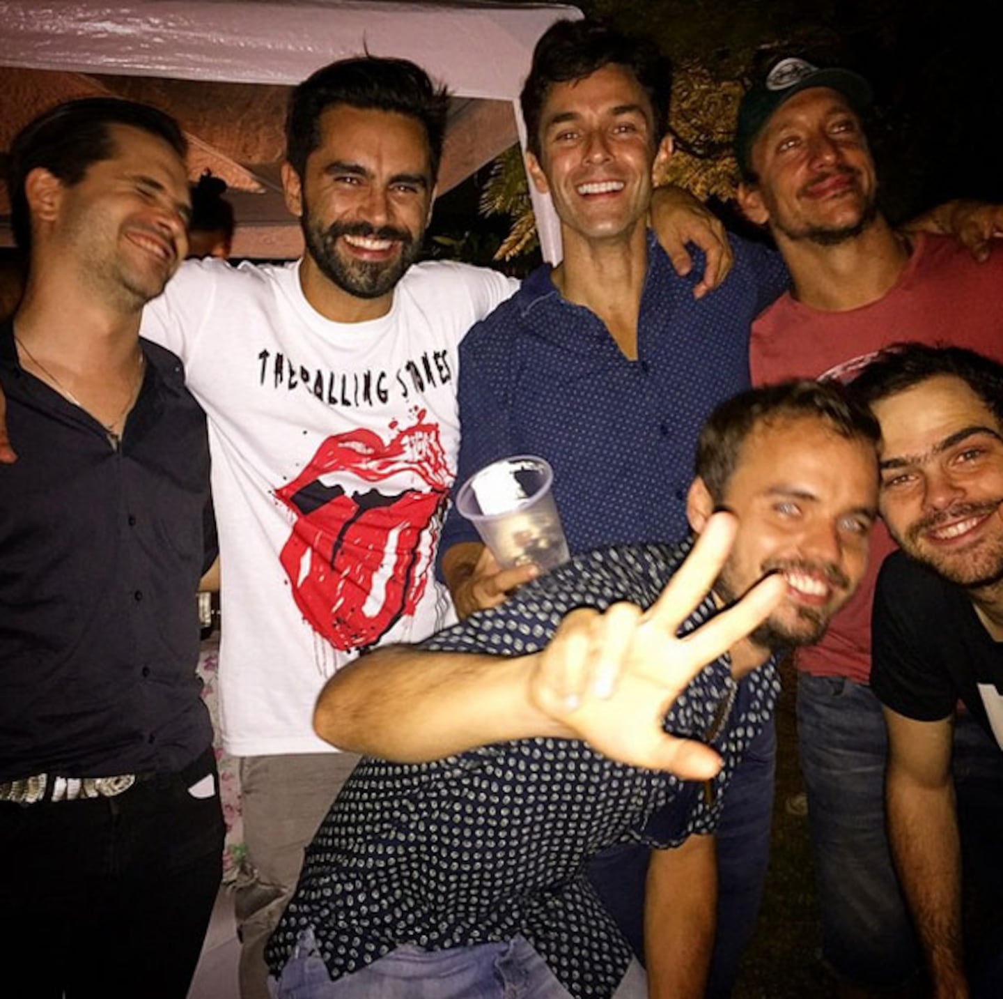 Gonzalo Heredia festejó su cumpleaños rodeado de amigos y ¡con guerra de espuma! (Foto: Instagram)