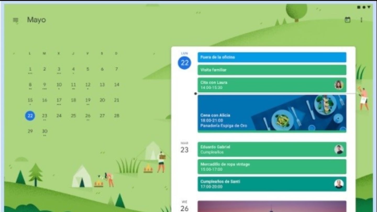Google Calendario introduce el soporte offline en web. Foto: DPA.