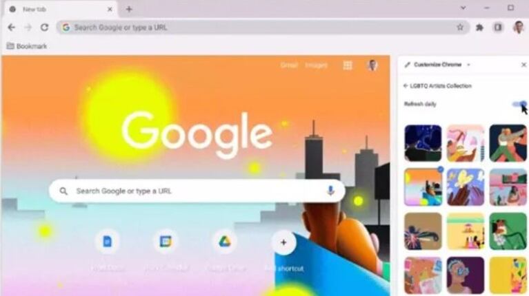 Google Chrome amplía las opciones de personalización con nuevos temas y fondos de pantalla
