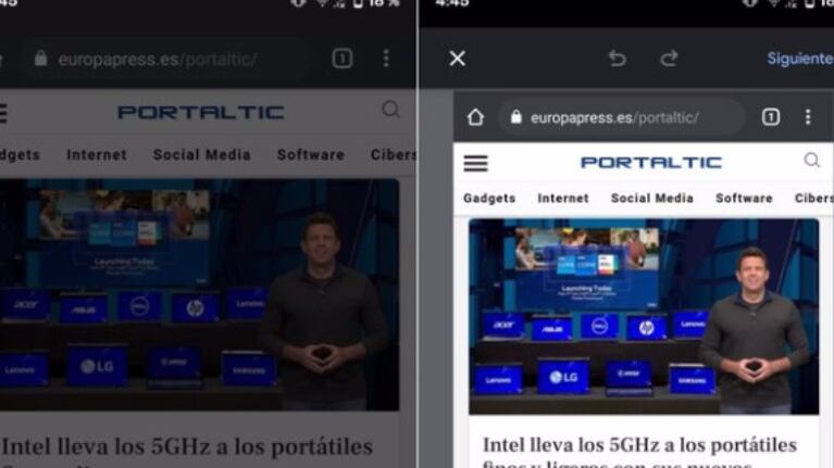 Google Chrome para Android permite hacer y editar capturas de pantalla sin salir de la app