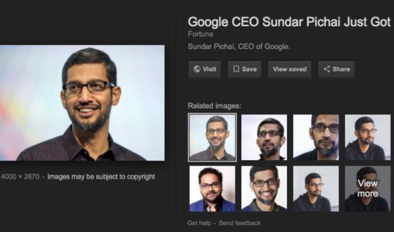 Google eliminó el botón “ver imagen” de su buscador